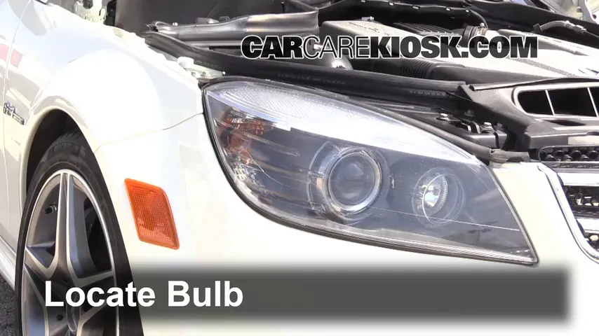 2010 Mercedes-Benz C63 AMG 6.3L V8 Lights Parking Light (replace bulb)